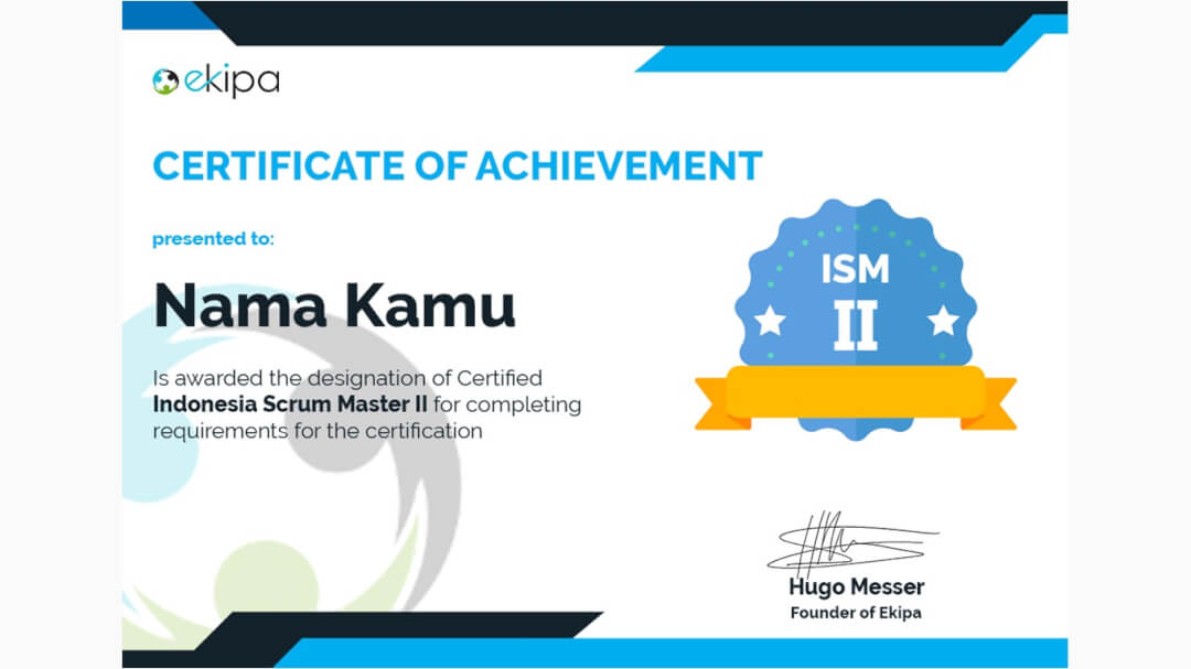 Certificate ISM2