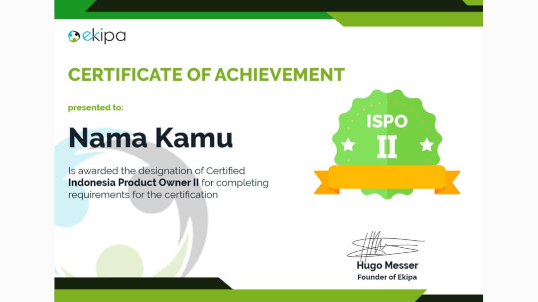 Certificate ISPO2